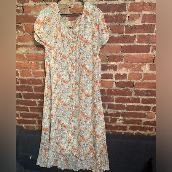 🪷 vintage floral dress 🪷 - Picture 4 of 8